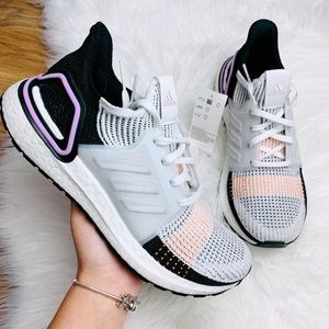 ultraboost 19 white purple black